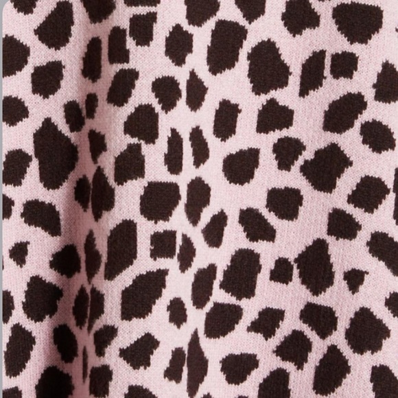NWT• Ann Taylor Animal Jacquard Sweater Dress - Picture 5 of 5